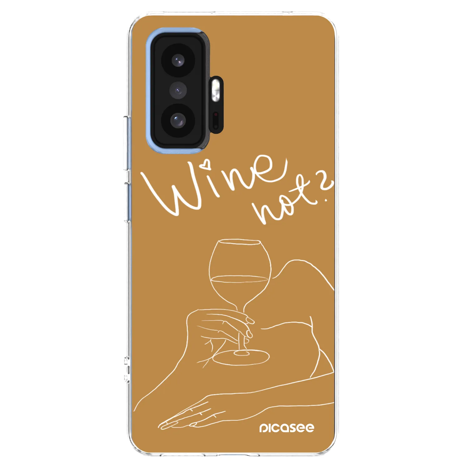 Picasee Xiaomi 11T Pro Hülle - Transparentes Silikon - Wine not