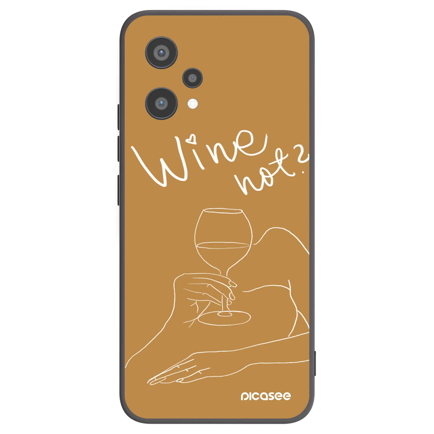 Picasee Realme 9 Pro 5G Hülle - Schwarzes Silikon - Wine not