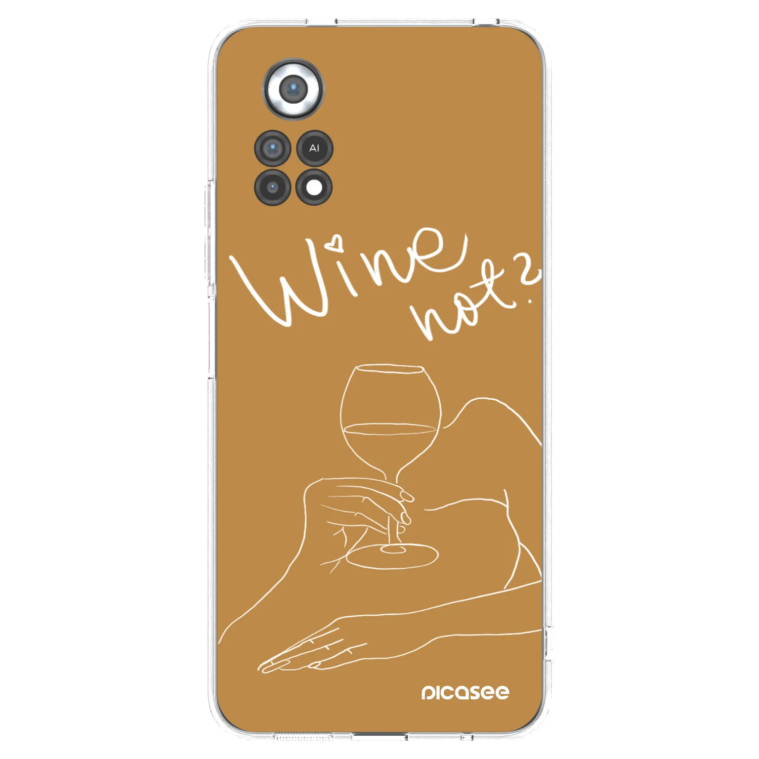Picasee Xiaomi Poco X4 Pro 5G Hülle - Transparentes Silikon - Wine not