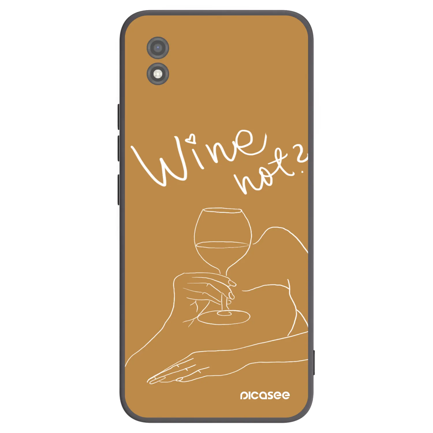 Picasee Realme C11 (2021) Hülle - Schwarzes Silikon - Wine not