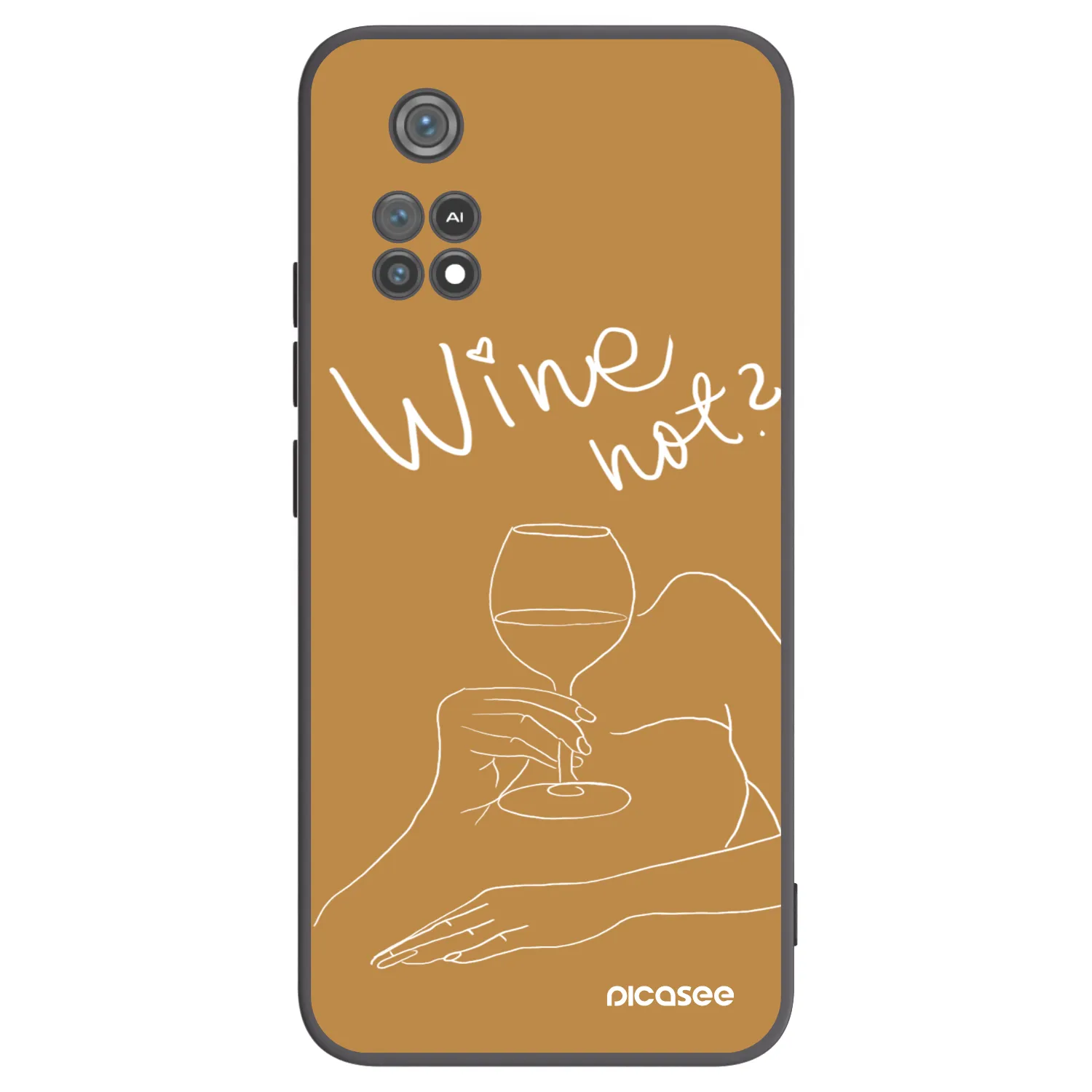 Picasee Xiaomi Poco M4 Pro Hülle - Schwarzes Silikon - Wine not