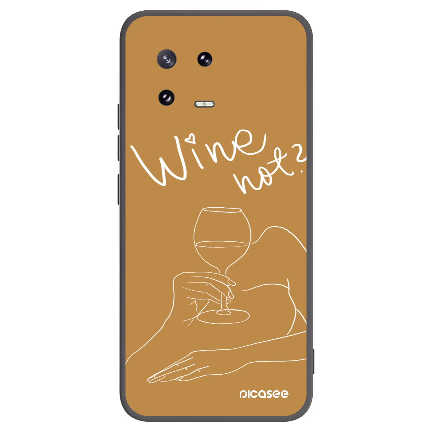 Picasee Xiaomi 13 Pro Hülle - Schwarzes Silikon - Wine not