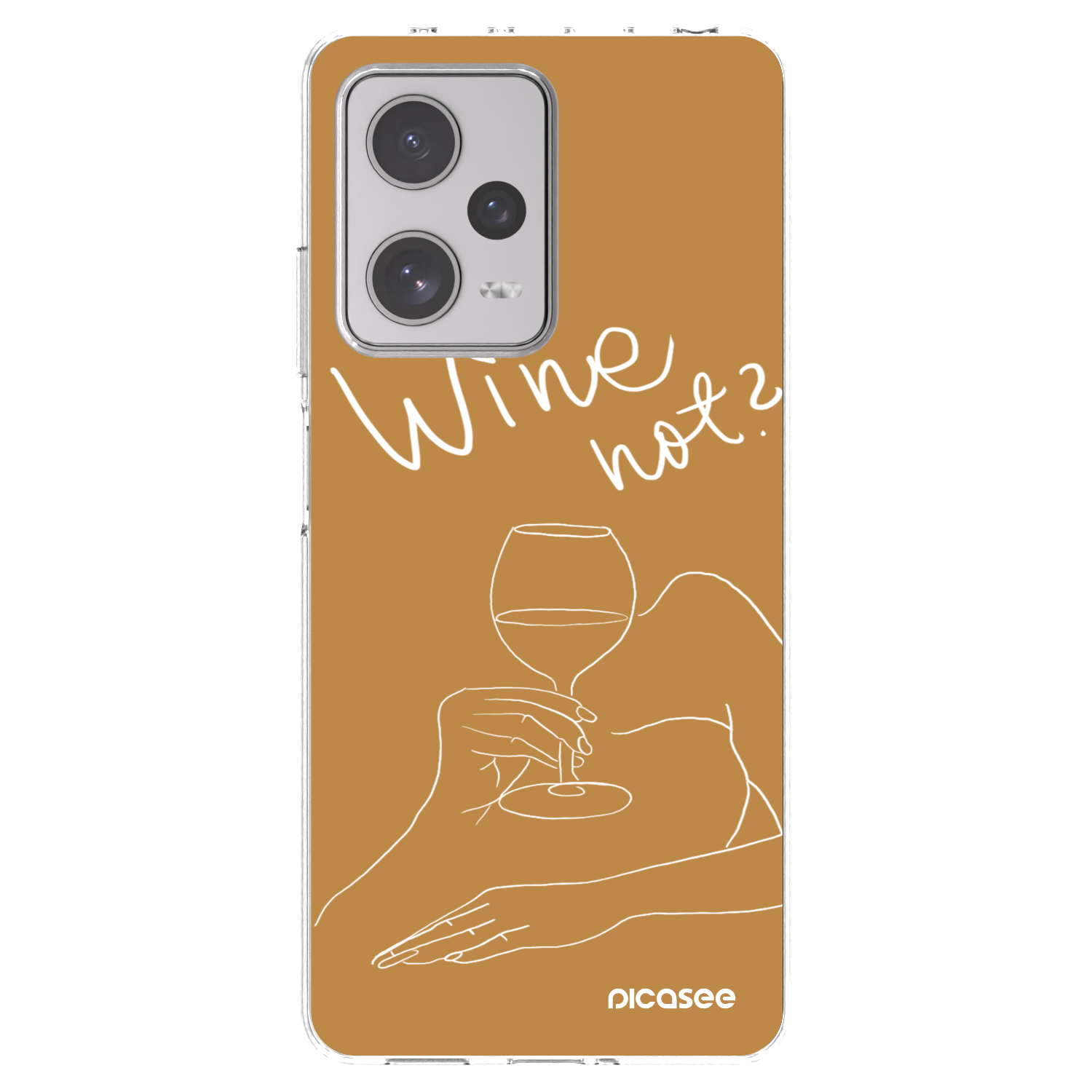 Picasee Xiaomi Redmi Note 12 Pro+ 5G Hülle - Transparentes Silikon - Wine not