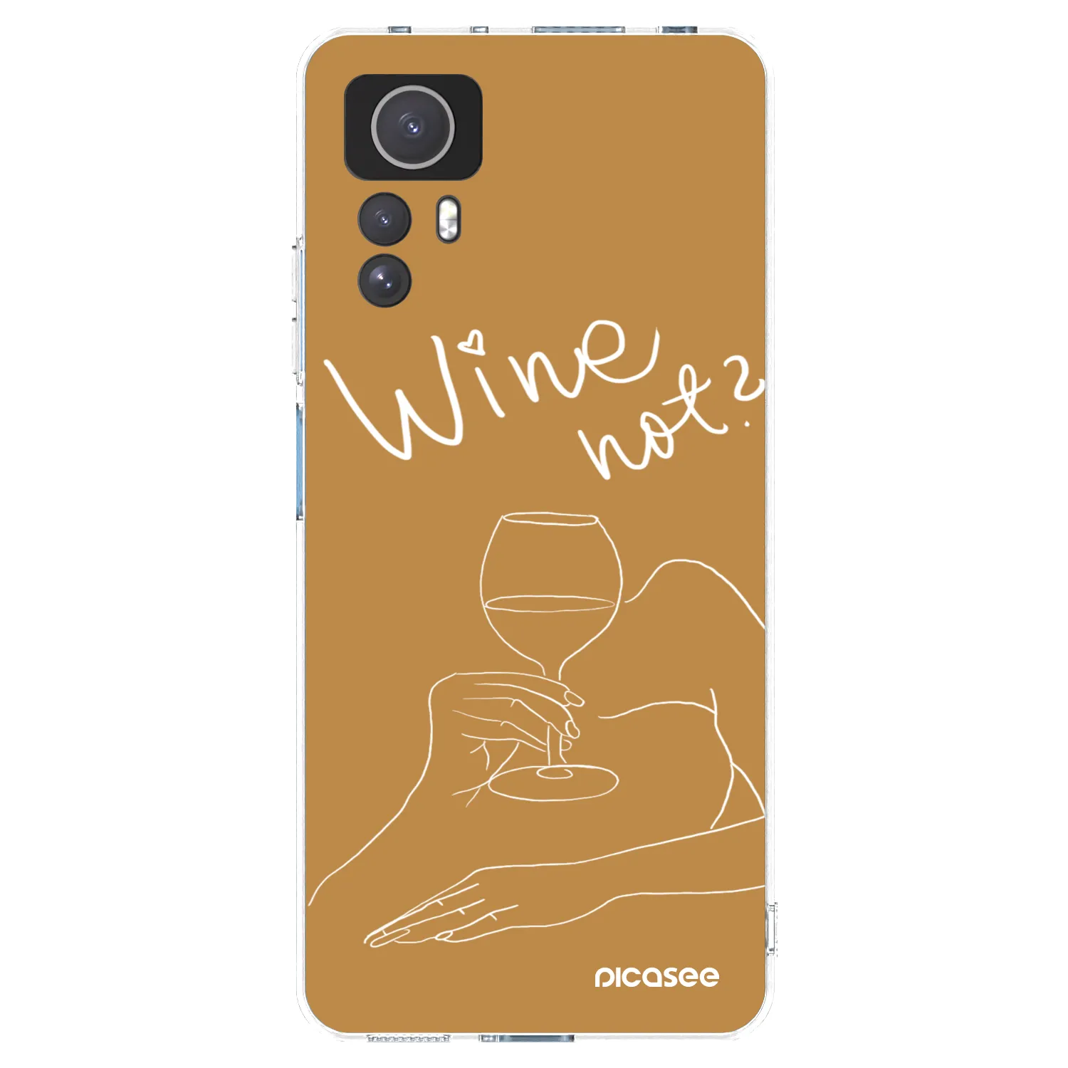 Picasee Xiaomi Redmi Note 12S Hülle - Transparentes Silikon - Wine not