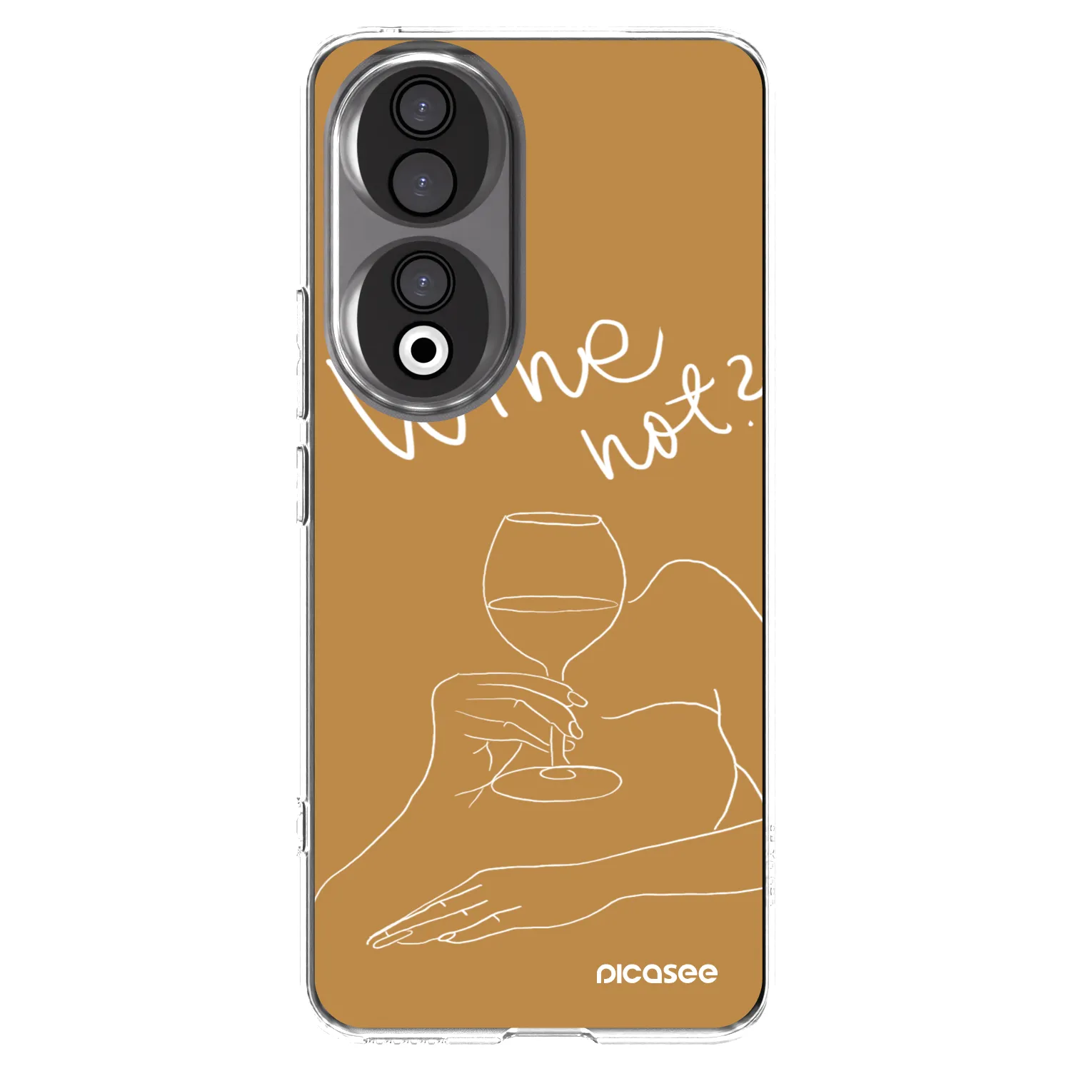 Picasee Honor 90 5G Hülle - Transparentes Silikon - Wine not