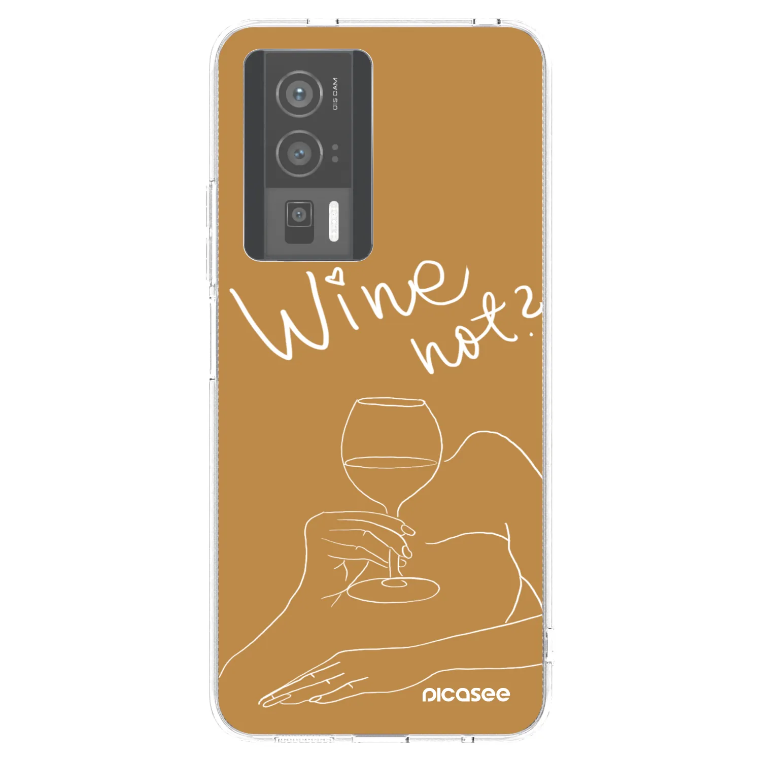 Picasee Xiaomi Poco F5 Pro 5G Hülle - Transparentes Silikon - Wine not