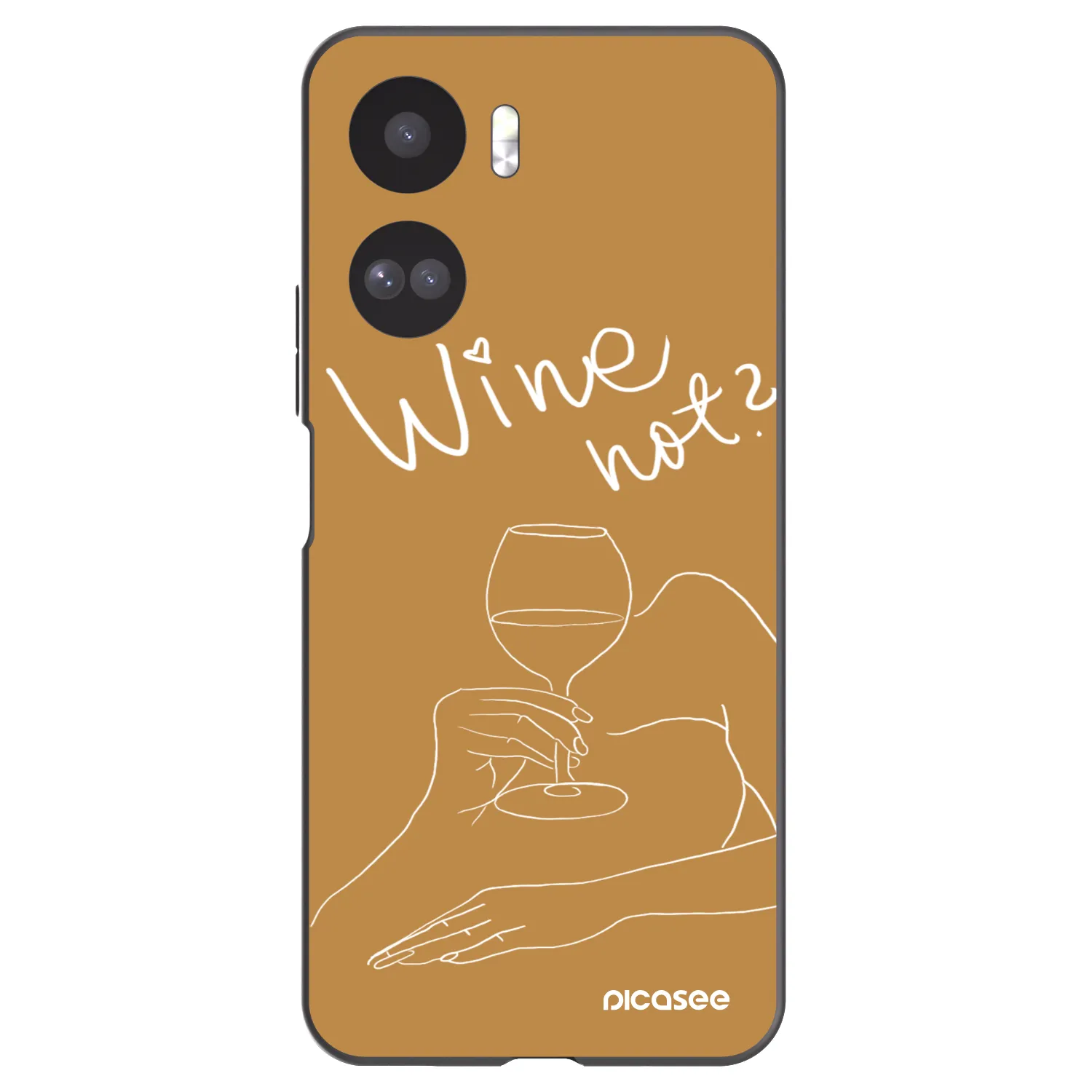 Picasee Honor 90 Lite 5G Hülle - Schwarzes Silikon - Wine not