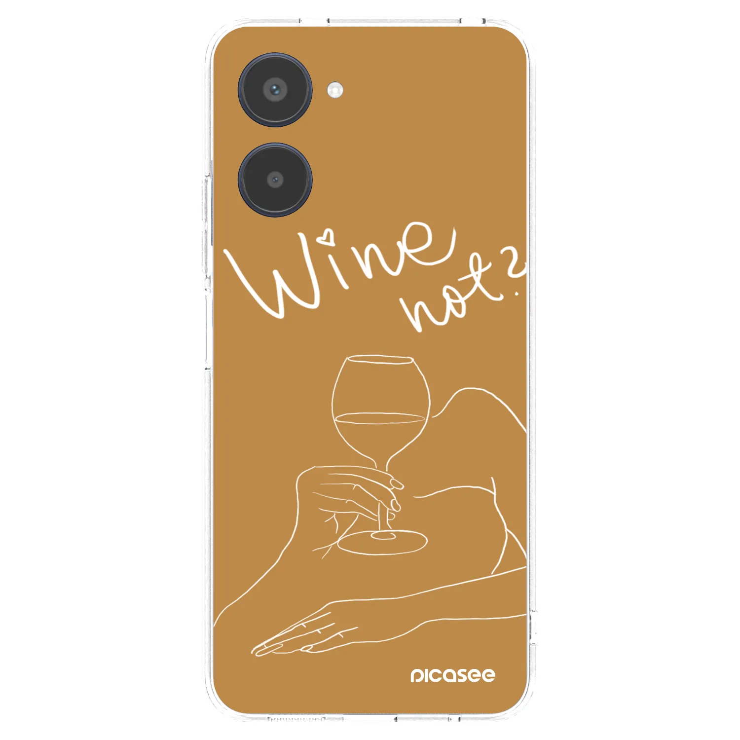 Picasee Realme 10 4G Hülle - Transparentes Silikon - Wine not