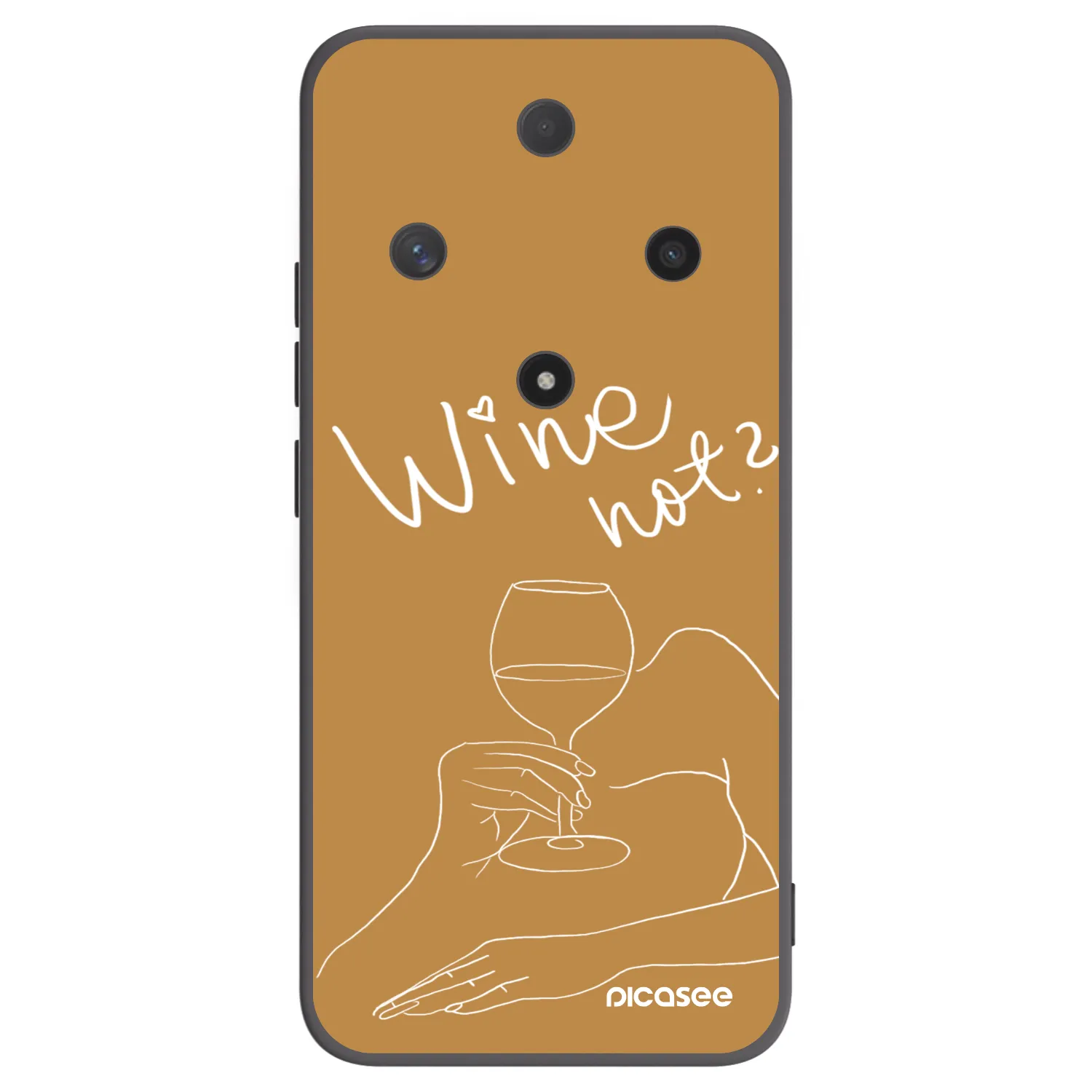 Picasee Honor Magic6 Lite 5G Hülle - Schwarzes Silikon - Wine not