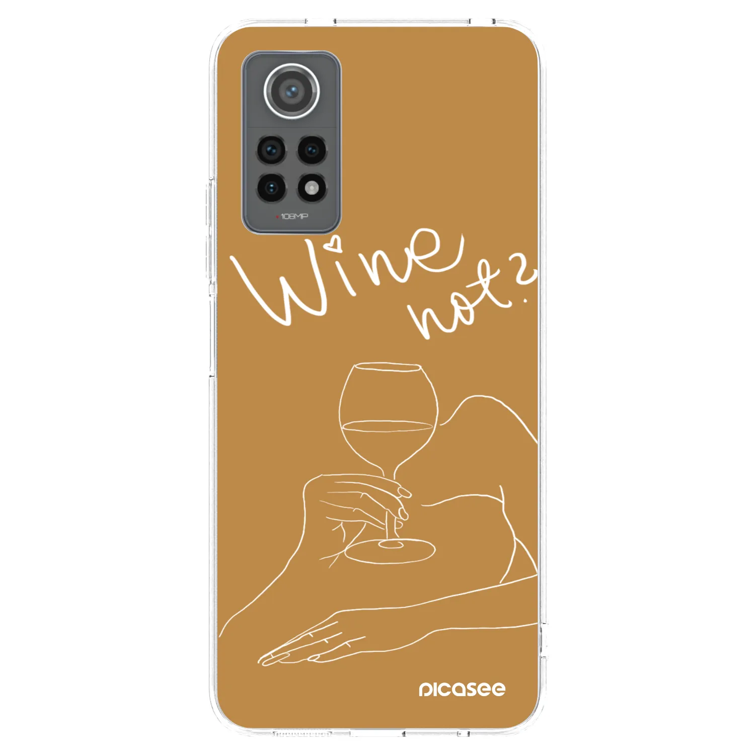 Picasee Xiaomi Redmi Note 12 Pro 4G Hülle - Transparentes Silikon - Wine not