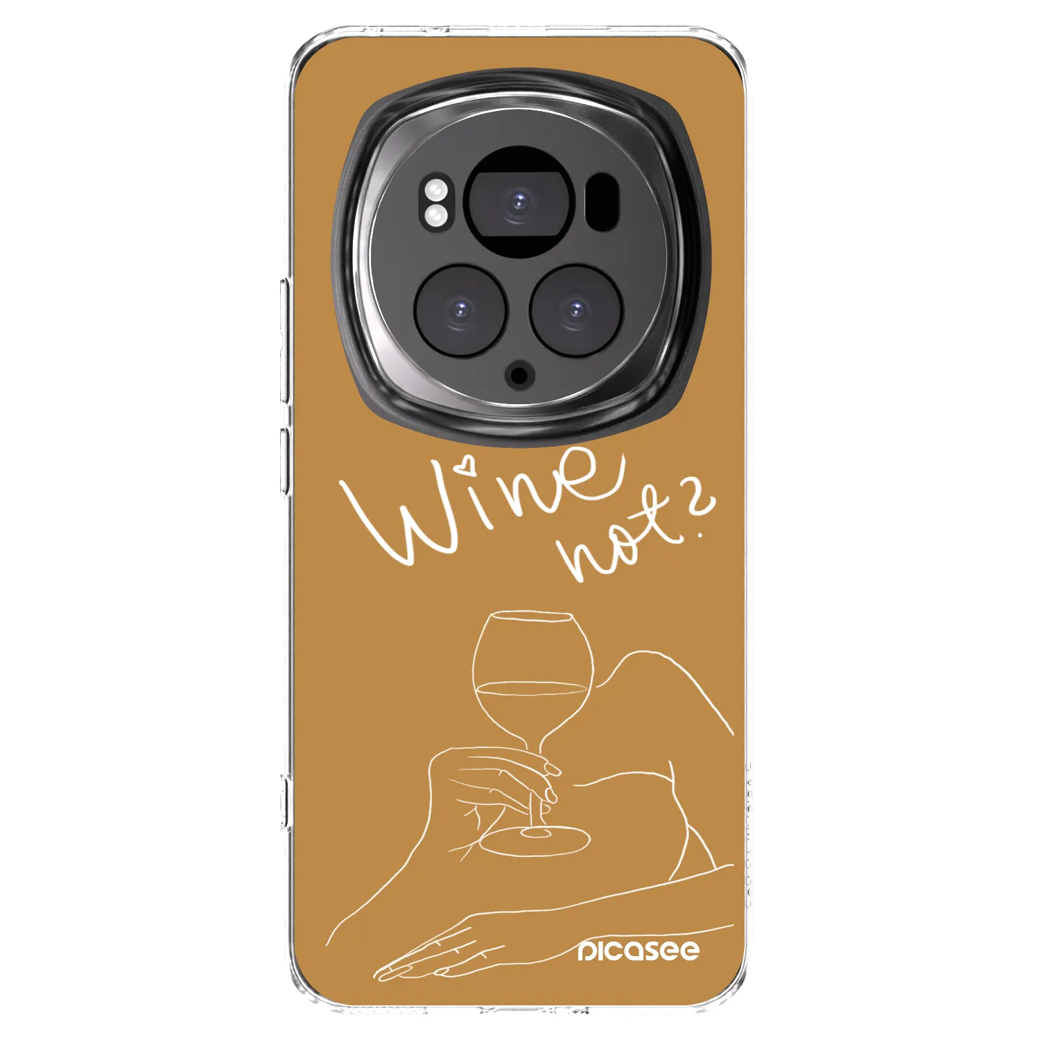 Picasee Honor Magic6 Pro Hülle - Transparentes Silikon - Wine not