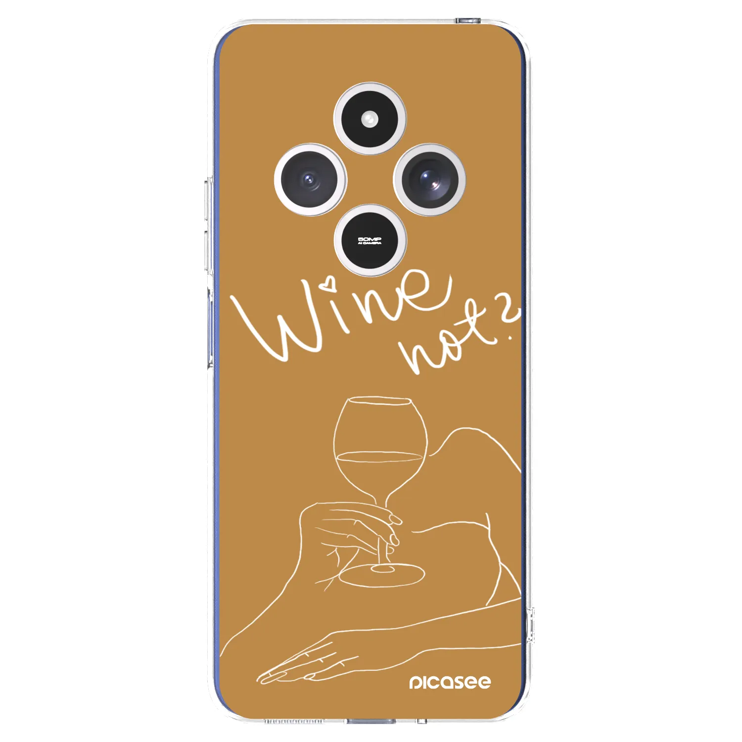 Picasee Xiaomi Redmi 14C Hülle - Transparentes Silikon - Wine not