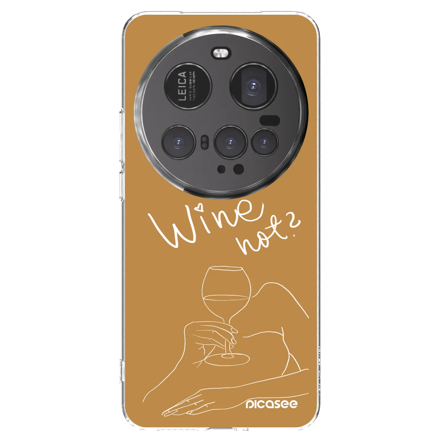 Picasee Xiaomi 15 Ultra Hülle - Transparentes Silikon - Wine not