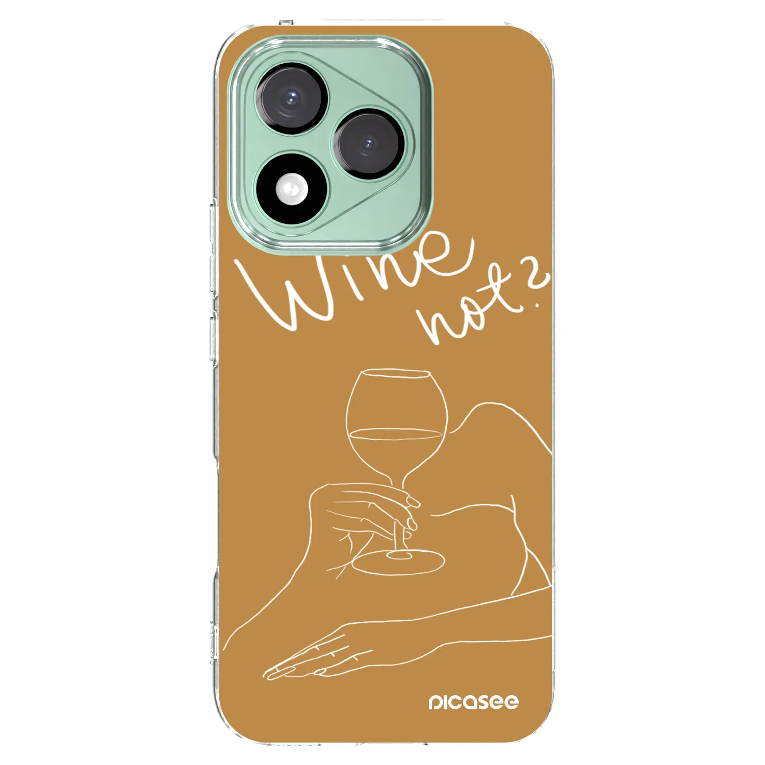 Picasee Honor 400 Lite 5G Hülle - Transparentes Silikon - Wine not