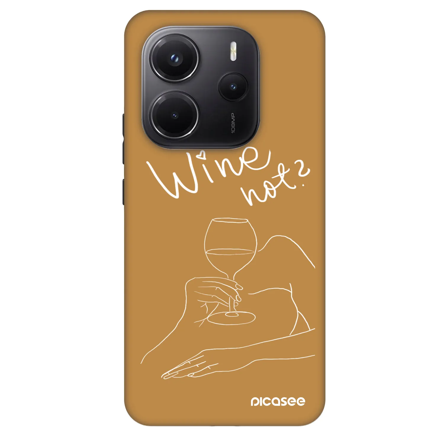 Picasee Fashion Case für Xiaomi Redmi Note 14 5G - Wine not
