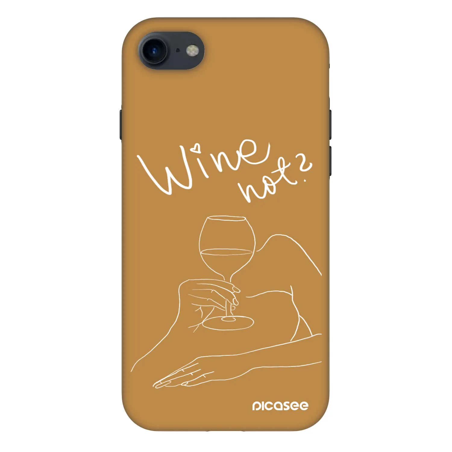 Picasee Fashion Case für Apple iPhone 8 - Wine not