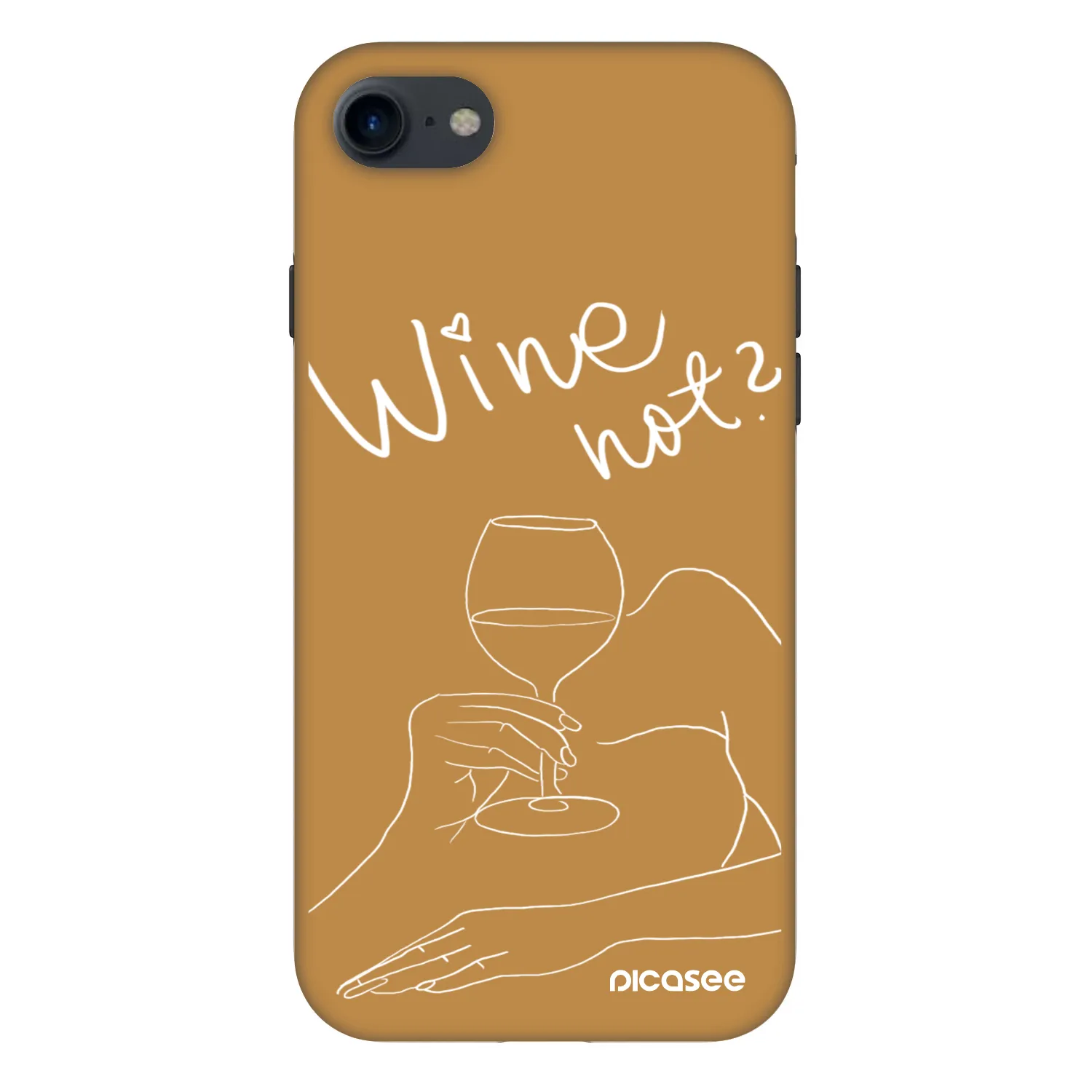 Picasee Fashion Case für Apple iPhone SE 2020 - Wine not