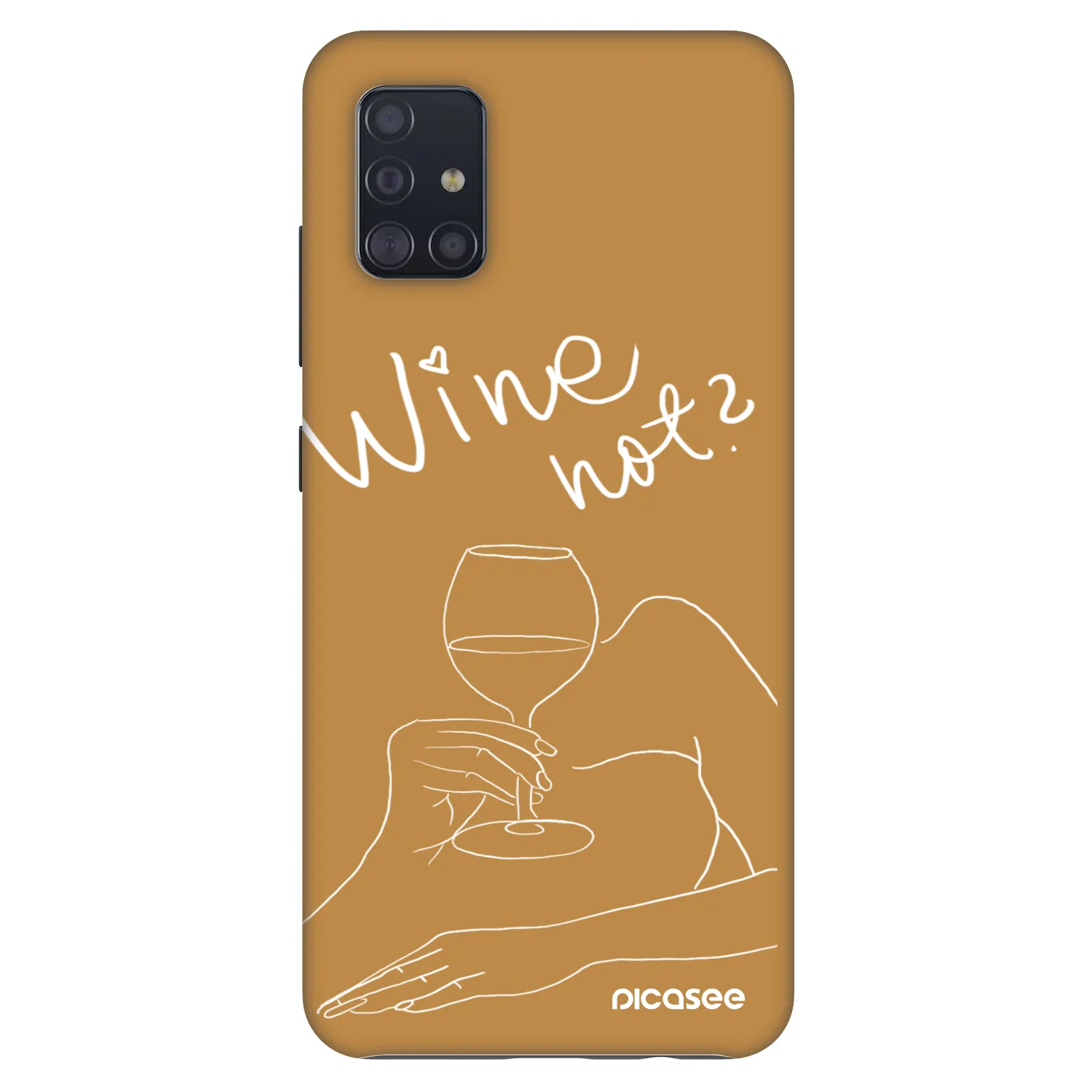 Picasee Fashion Case für Samsung Galaxy A51 A515F - Wine not