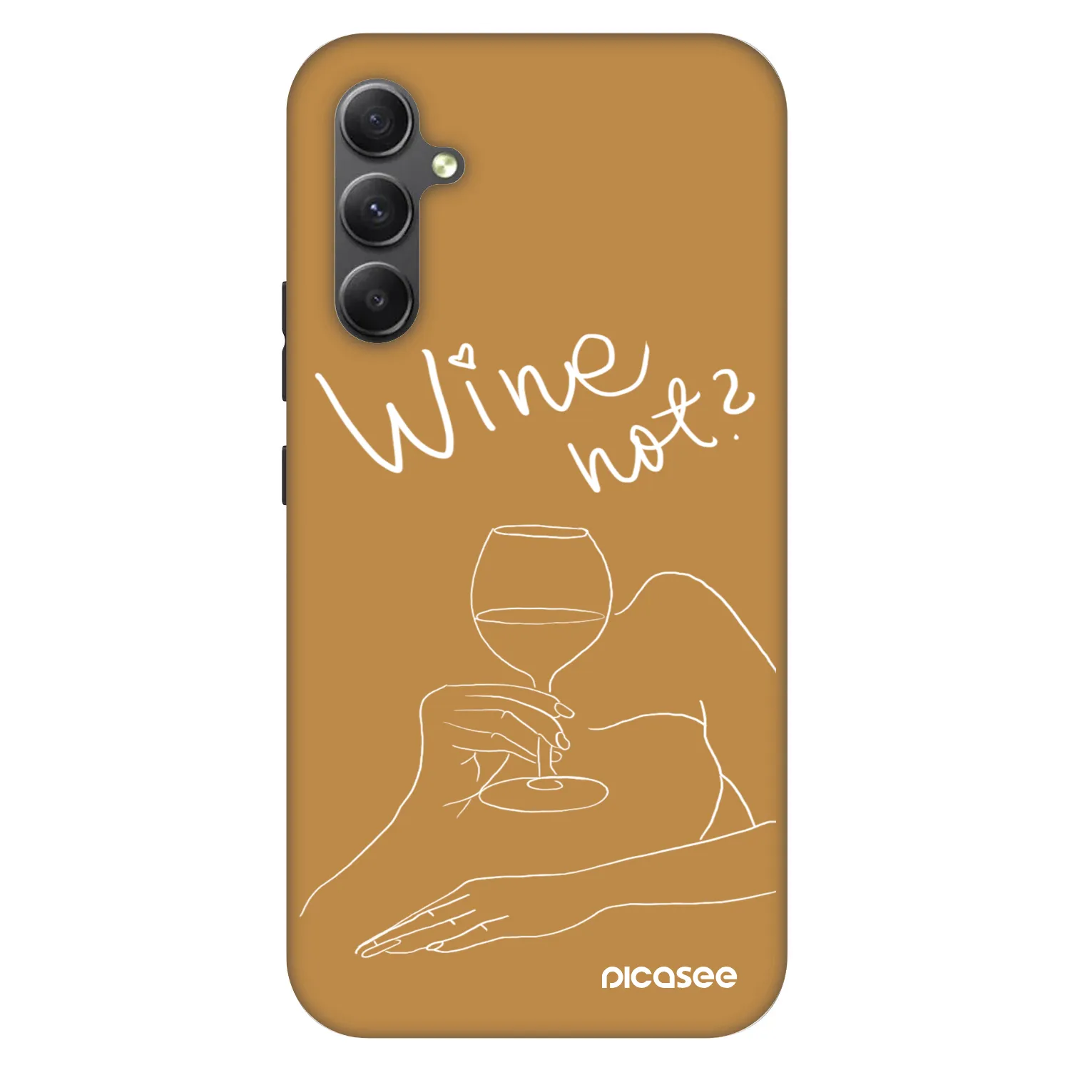 Picasee Fashion Case für Samsung Galaxy A34 5G A346B - Wine not