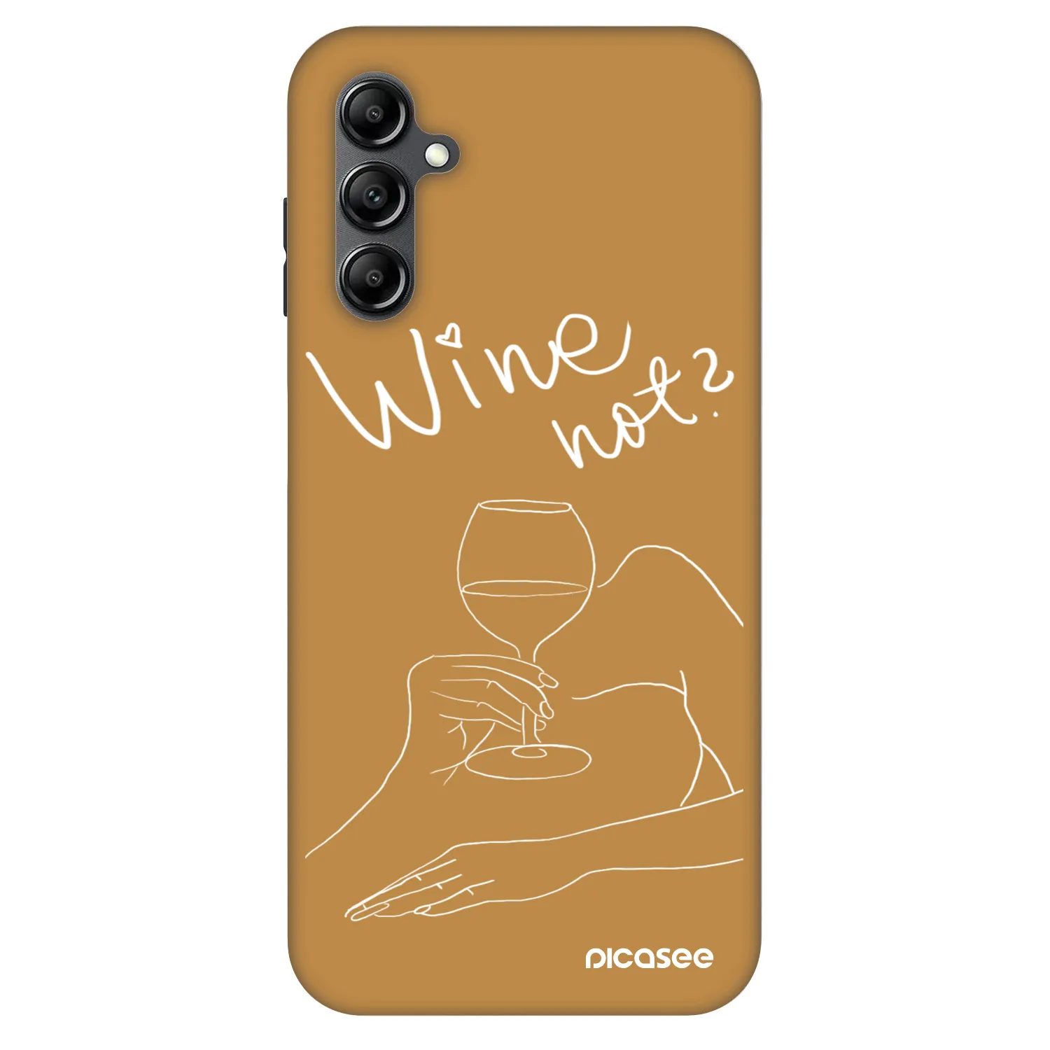 Picasee Fashion Case für Samsung Galaxy A14 4G A145R - Wine not
