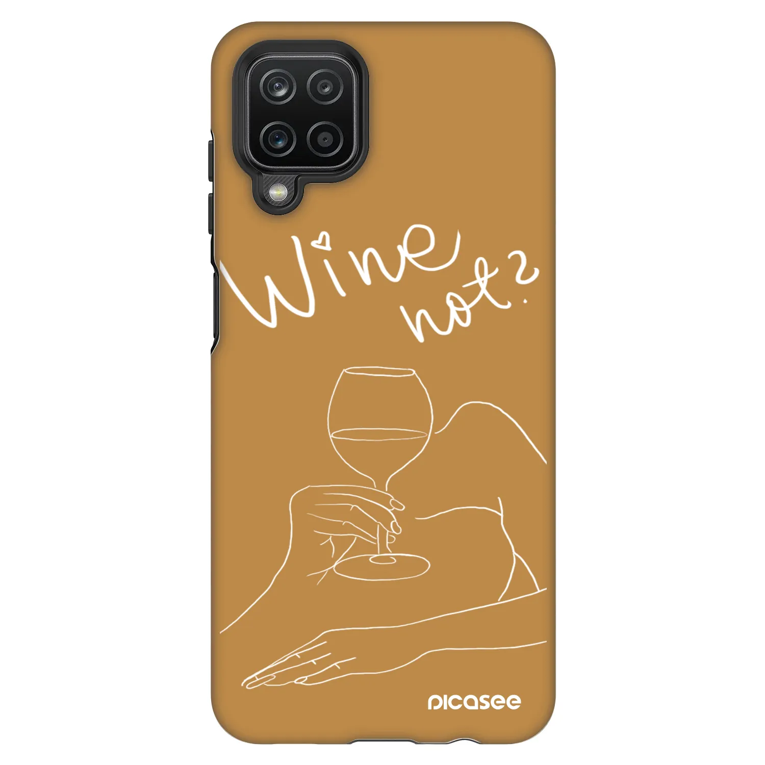 Picasee Fashion Case für Samsung Galaxy A12 A125F - Wine not