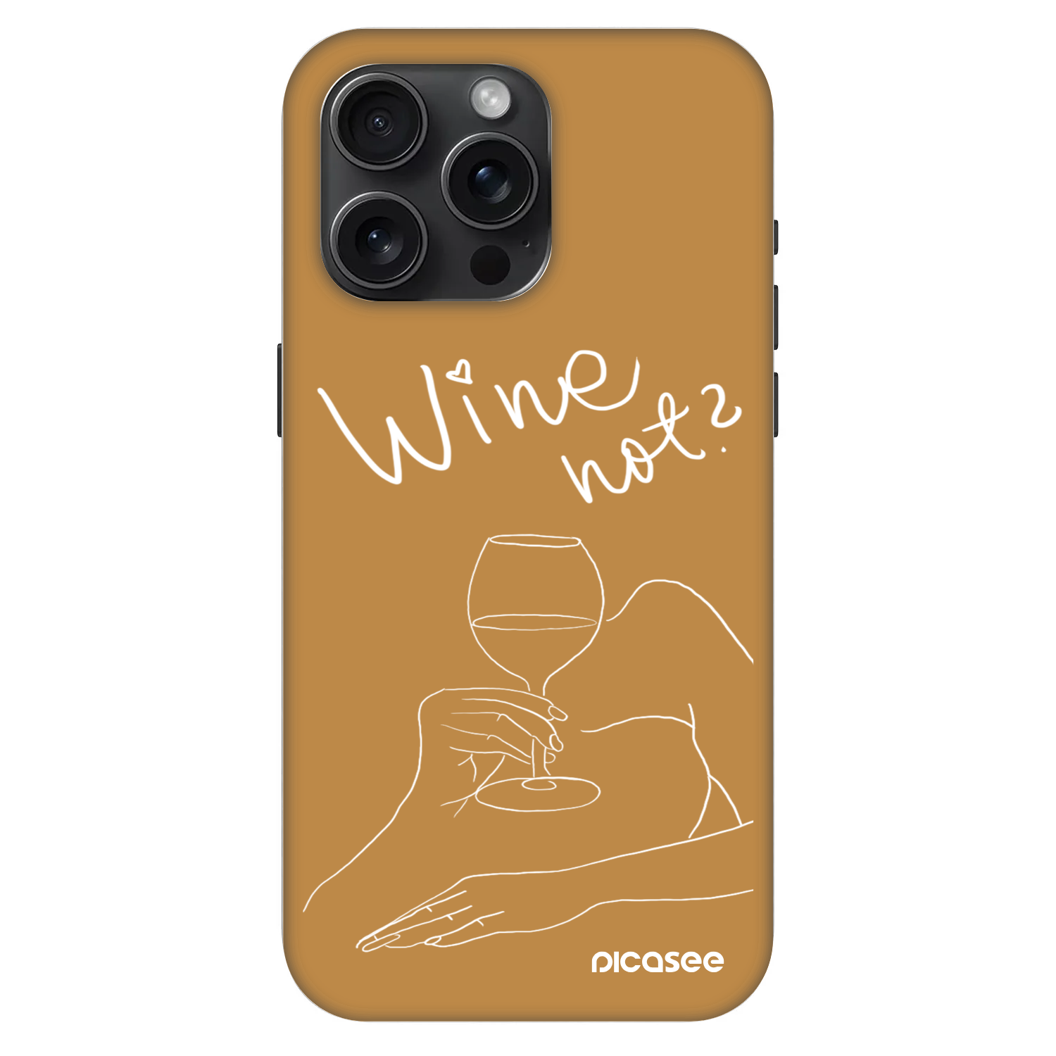 Picasee Fashion Case MagSafe für Apple iPhone 15 Pro Max - Wine not