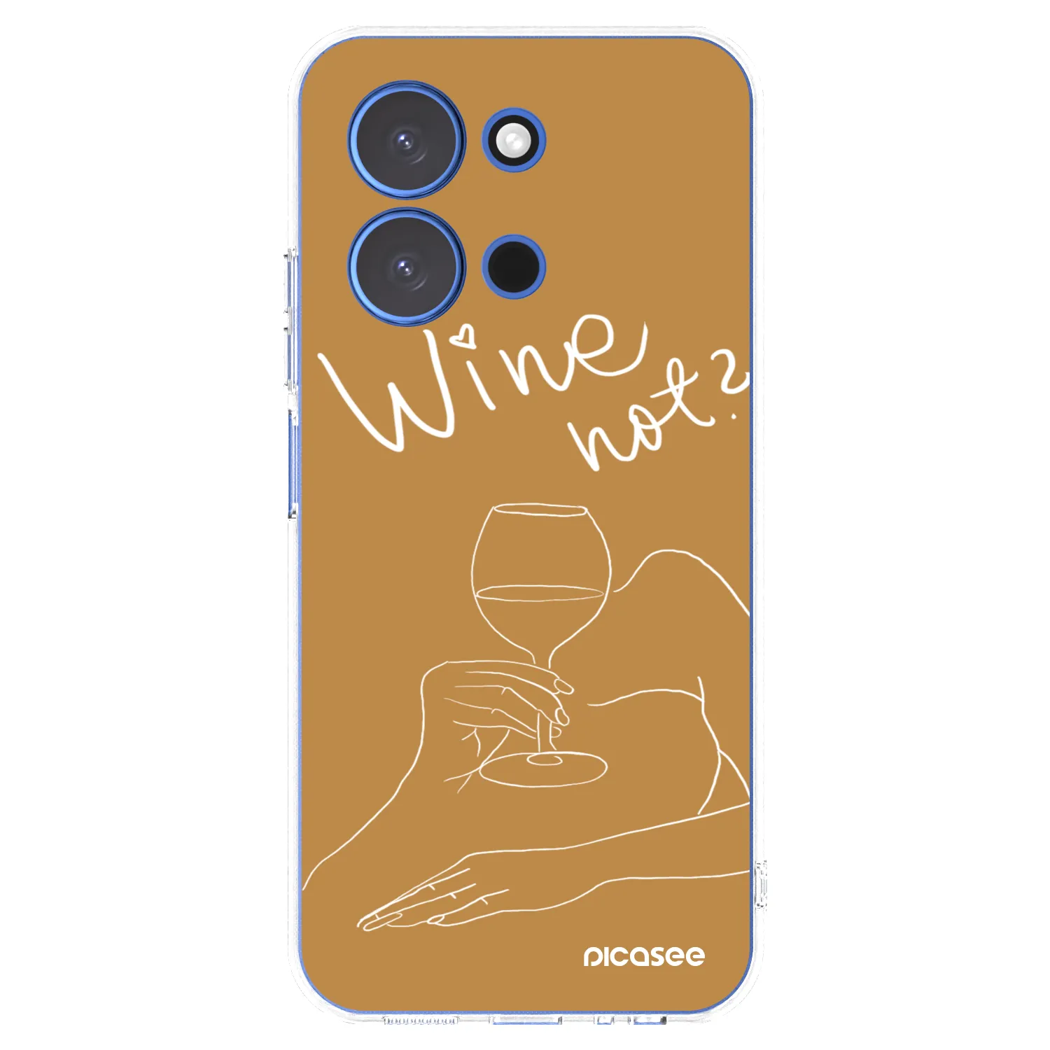 Picasee Xiaomi Redmi 15C 4G Hülle - Transparentes Silikon - Wine not