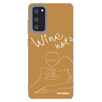 Picasee Samsung Galaxy S20 FE Hülle - Transparentes Silikon - Wine not