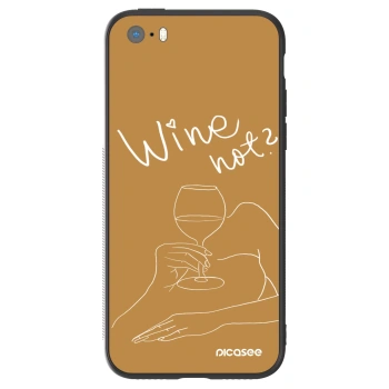 Hülle für Apple iPhone 5/5S/SE - Wine not