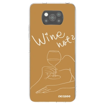 Picasee Xiaomi Poco X3 Pro Hülle - Schwarzes Silikon - Wine not