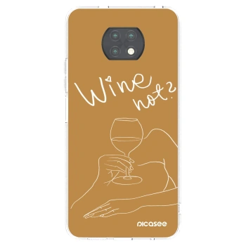 Picasee Xiaomi Redmi Note 9T Hülle - Transparentes Silikon - Wine not