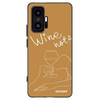 Picasee Xiaomi 11T Hülle - Schwarzes Silikon - Wine not