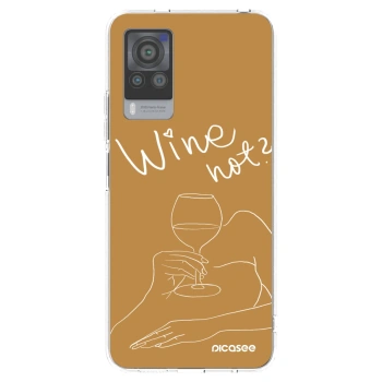 Picasee Vivo X60 Pro 5G Hülle - Transparentes Silikon - Wine not