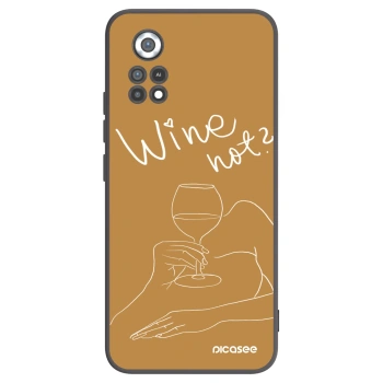 Picasee Xiaomi Poco X4 Pro 5G Hülle - Schwarzes Silikon - Wine not