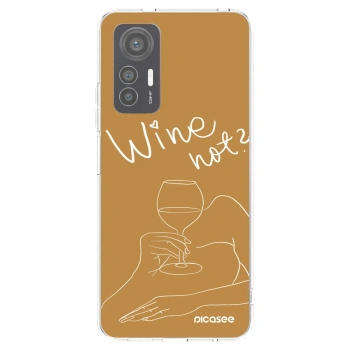 Picasee Xiaomi 12 Lite Hülle - Transparentes Silikon - Wine not