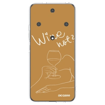 Picasee Honor Magic5 Lite 5G Hülle - Transparentes Silikon - Wine not