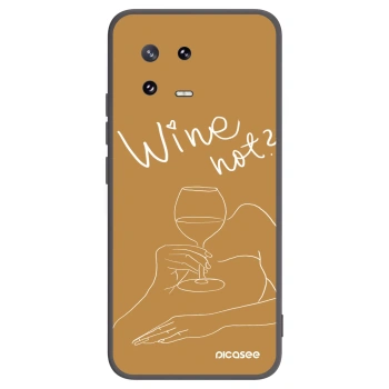 Picasee Xiaomi 13 Pro Hülle - Schwarzes Silikon - Wine not