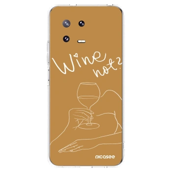 Picasee Xiaomi 13 Pro Hülle - Transparentes Silikon - Wine not