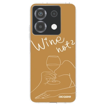 Picasee Xiaomi Poco X6 Hülle - Transparentes Silikon - Wine not