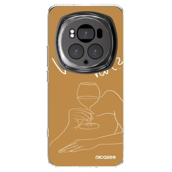 Picasee Honor Magic6 Pro Hülle - Transparentes Silikon - Wine not