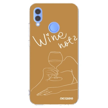 Picasee Huawei P Smart 2019 Hülle - Transparentes Silikon - Wine not