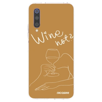 Picasee Xiaomi Mi 9 Hülle - Transparentes Silikon - Wine not