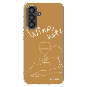 Picasee Samsung Galaxy A36 5G Hülle - Transparentes Silikon - Wine not