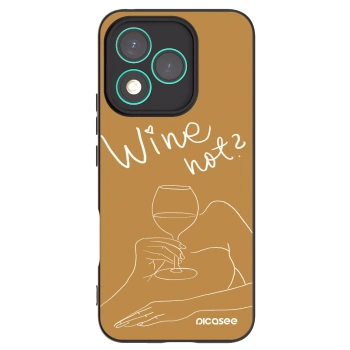 Picasee Honor 400 Lite 5G Hülle - Schwarzes Silikon - Wine not