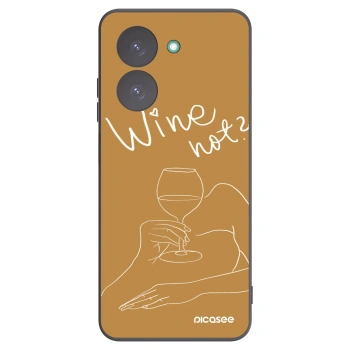 Picasee Xiaomi Redmi A5 Hülle - Schwarzes Silikon - Wine not