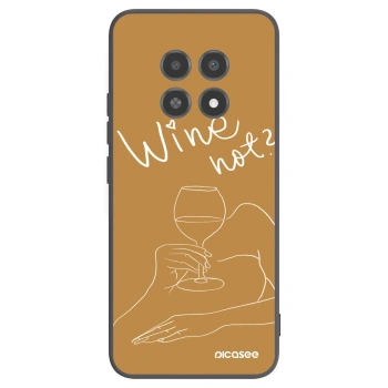 Picasee Realme 12X Hülle - Schwarzes Silikon - Wine not