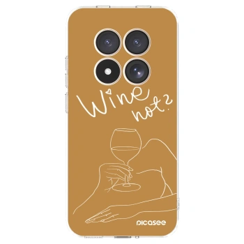 Picasee Xiaomi Redmi Note 15 Pro 4G Hülle - Transparentes Silikon - Wine not