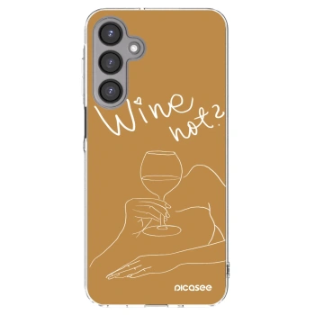 Picasee Samsung Galaxy A16 4G Hülle - Transparentes Silikon - Wine not
