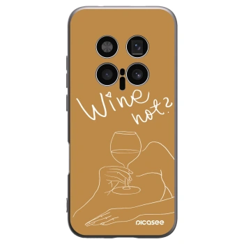 Picasee Honor Magic8 Pro 5G Hülle - Schwarzes Silikon - Wine not