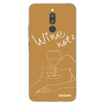 Picasee Xiaomi Redmi 8 Hülle - Transparentes Silikon - Wine not